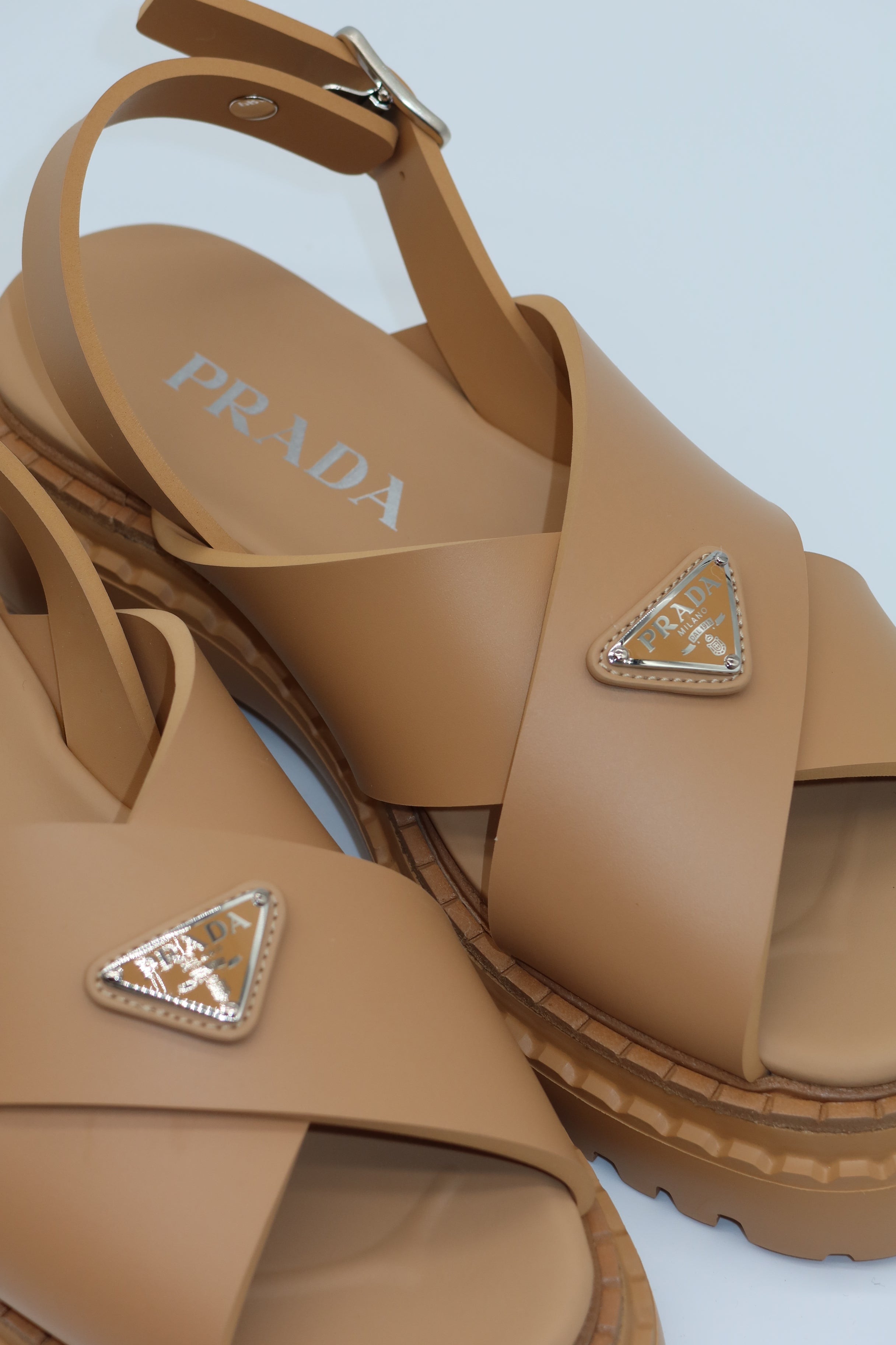 Prada - Camel Sandal