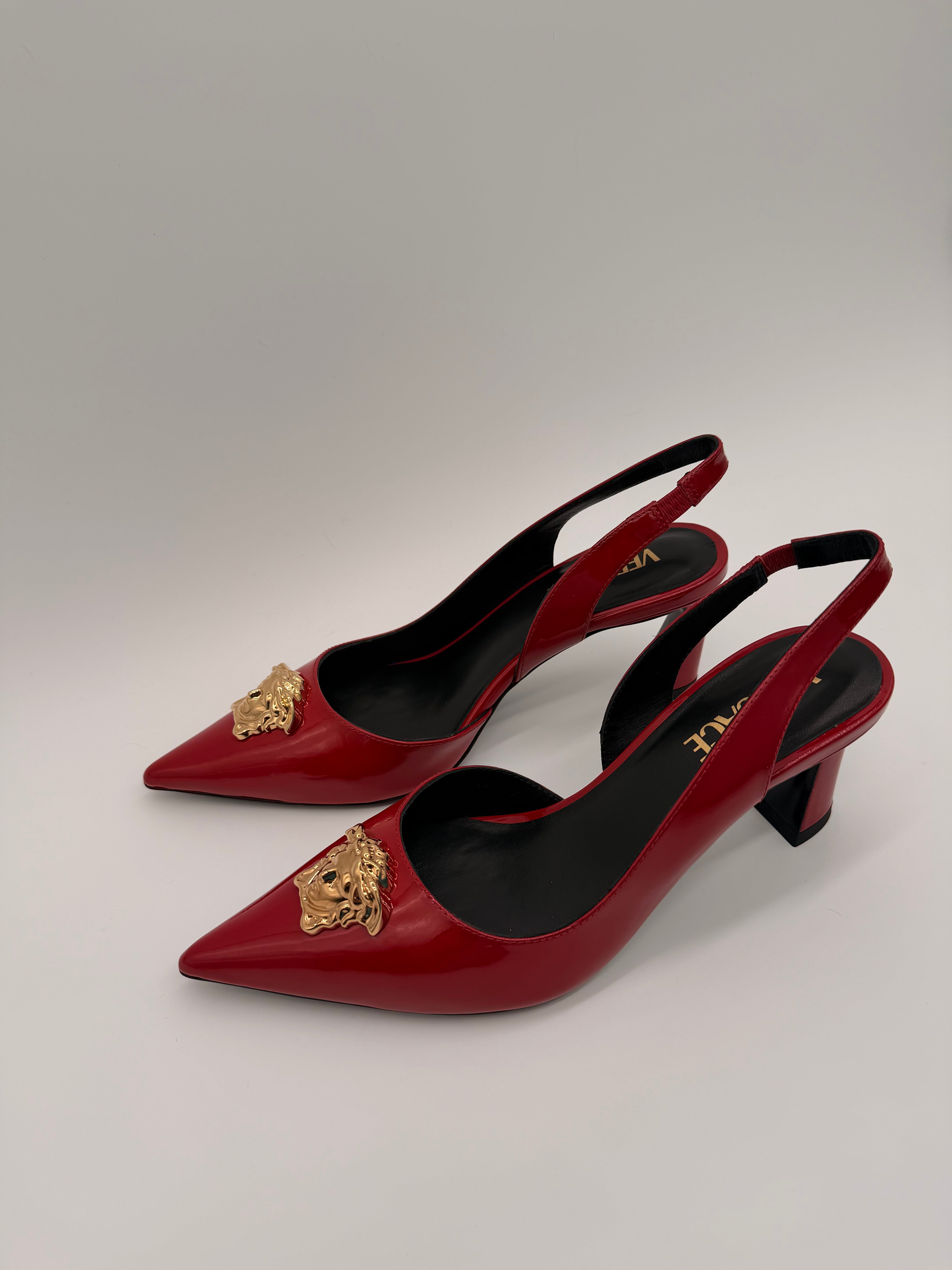 Versace Sling Back Heels