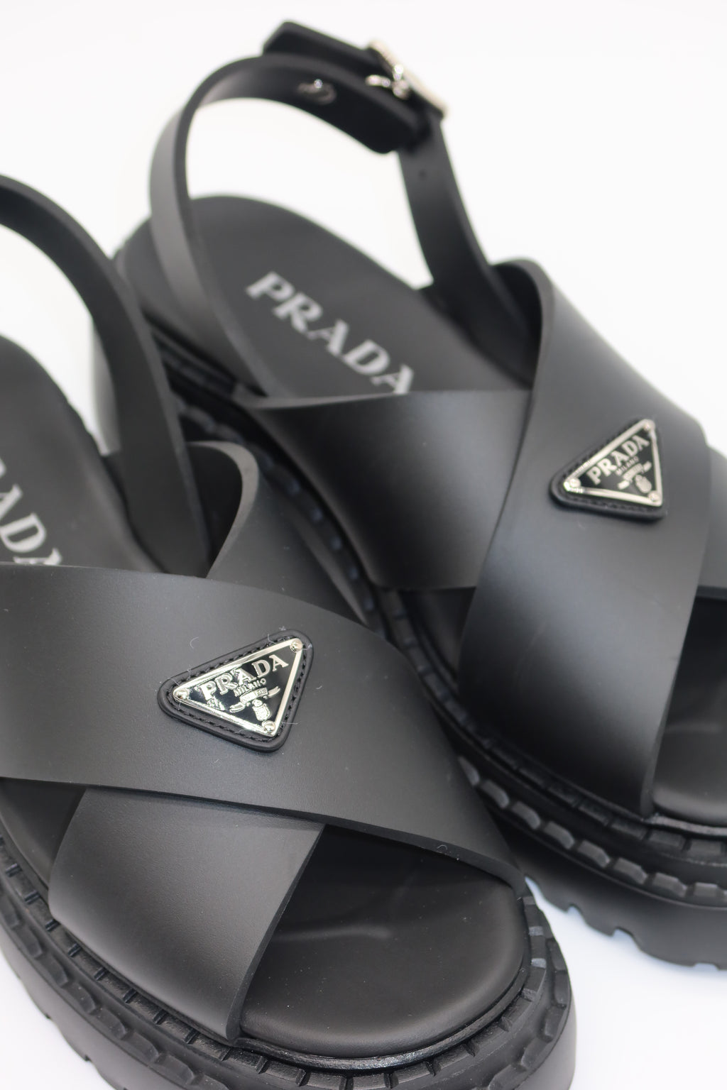 Prada - Crossed Sandal
