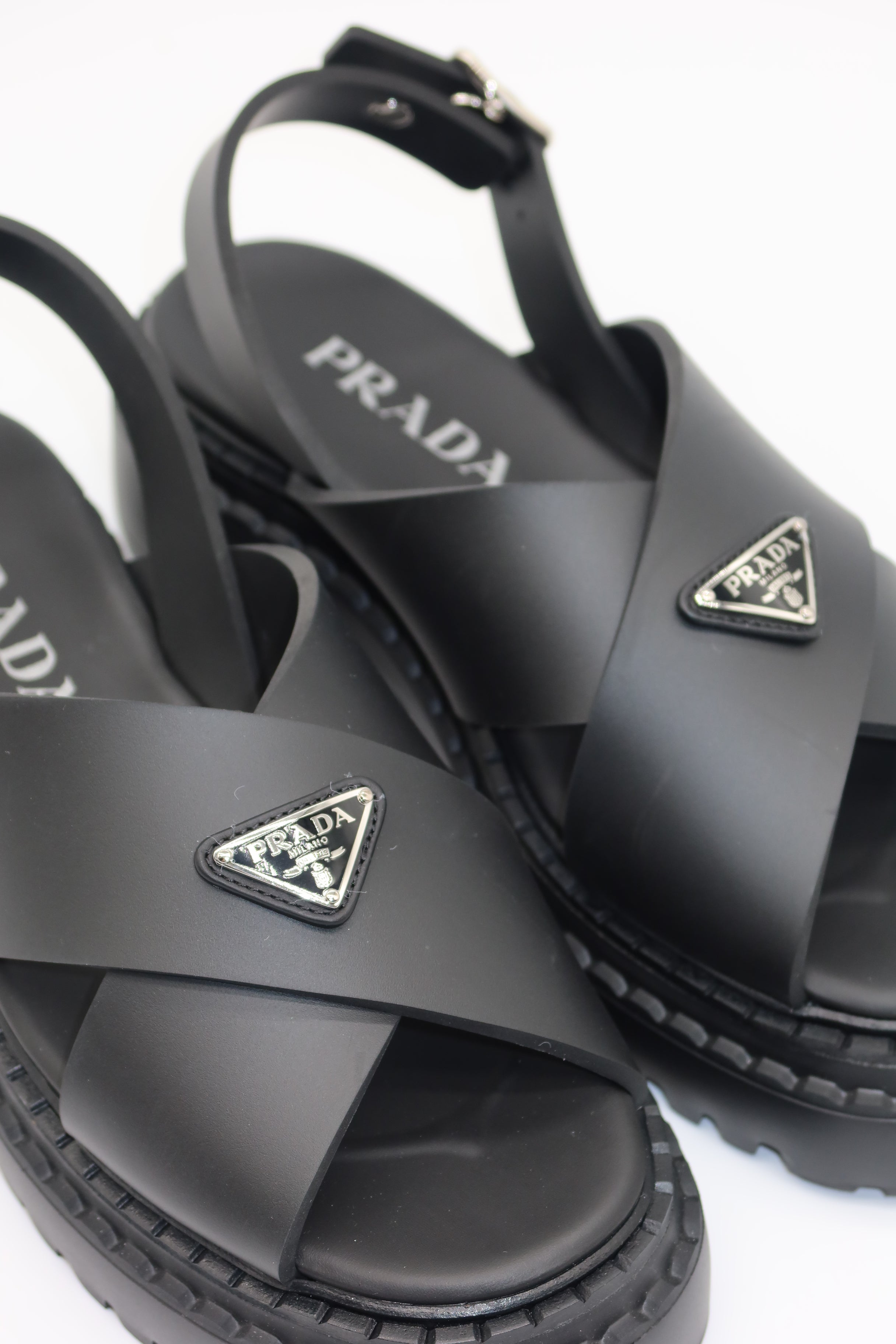 Prada - Crossed Sandal