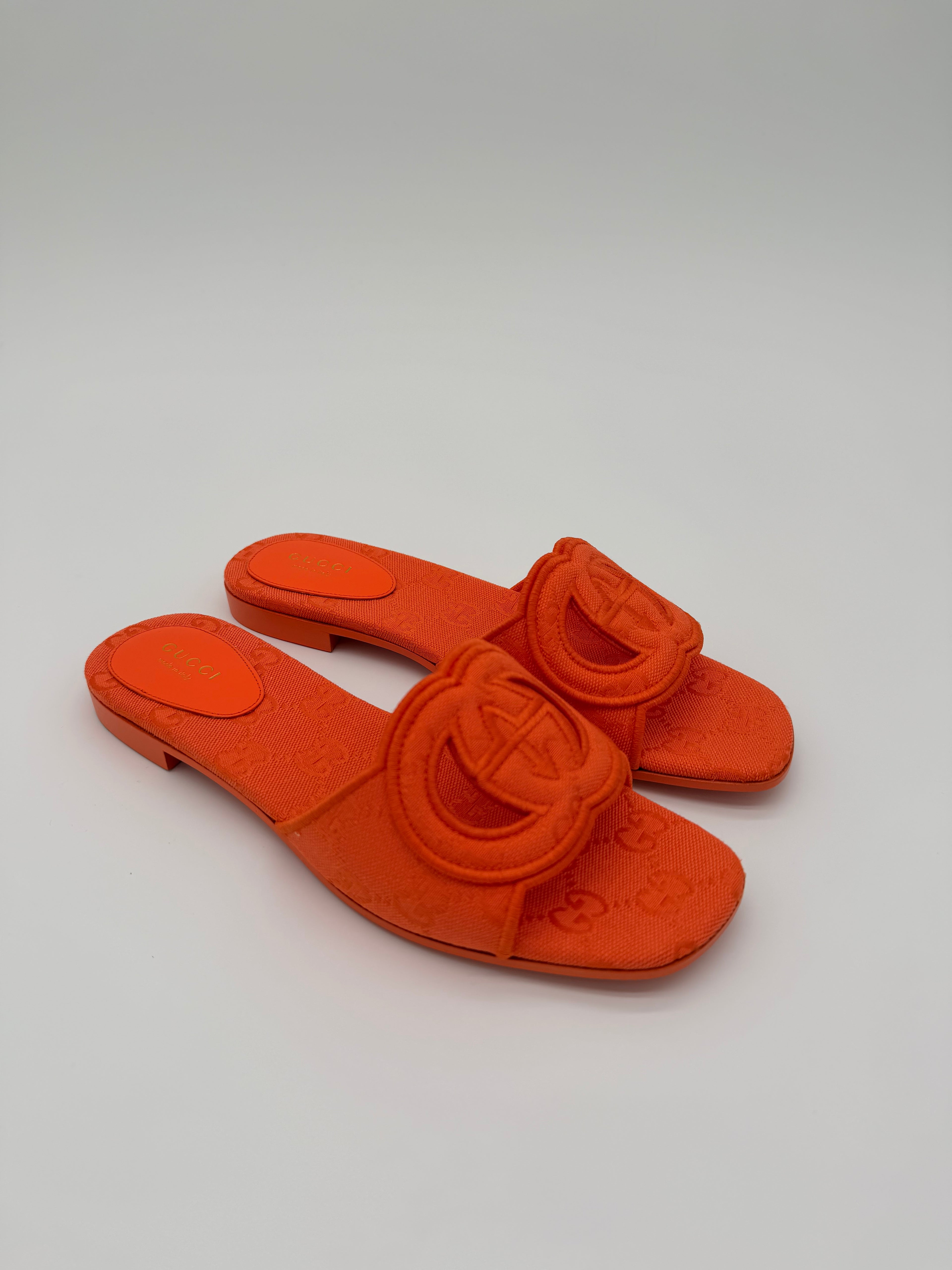 Gucci GG Canvas sandals