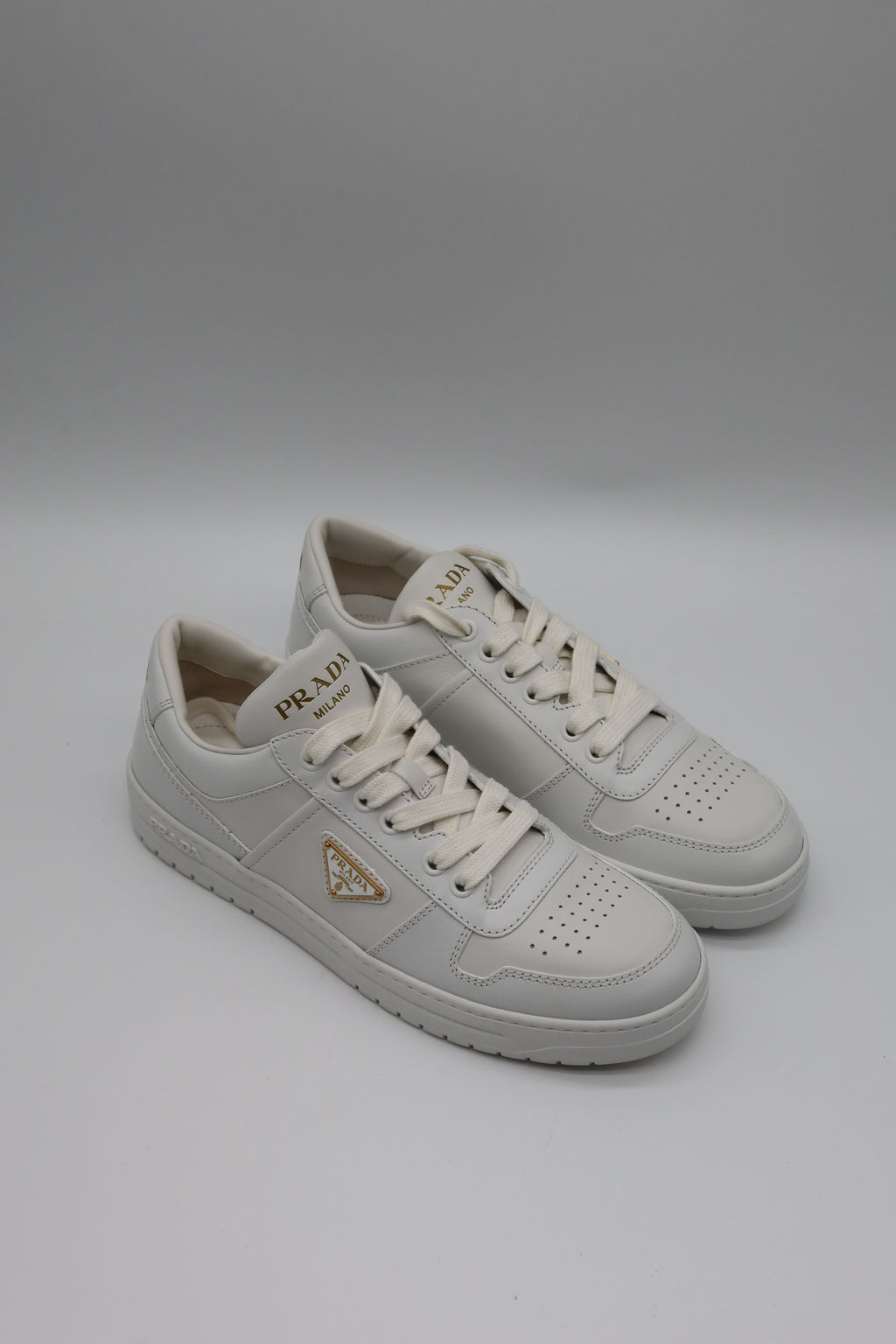 Prada - Downtown leather Sneakers