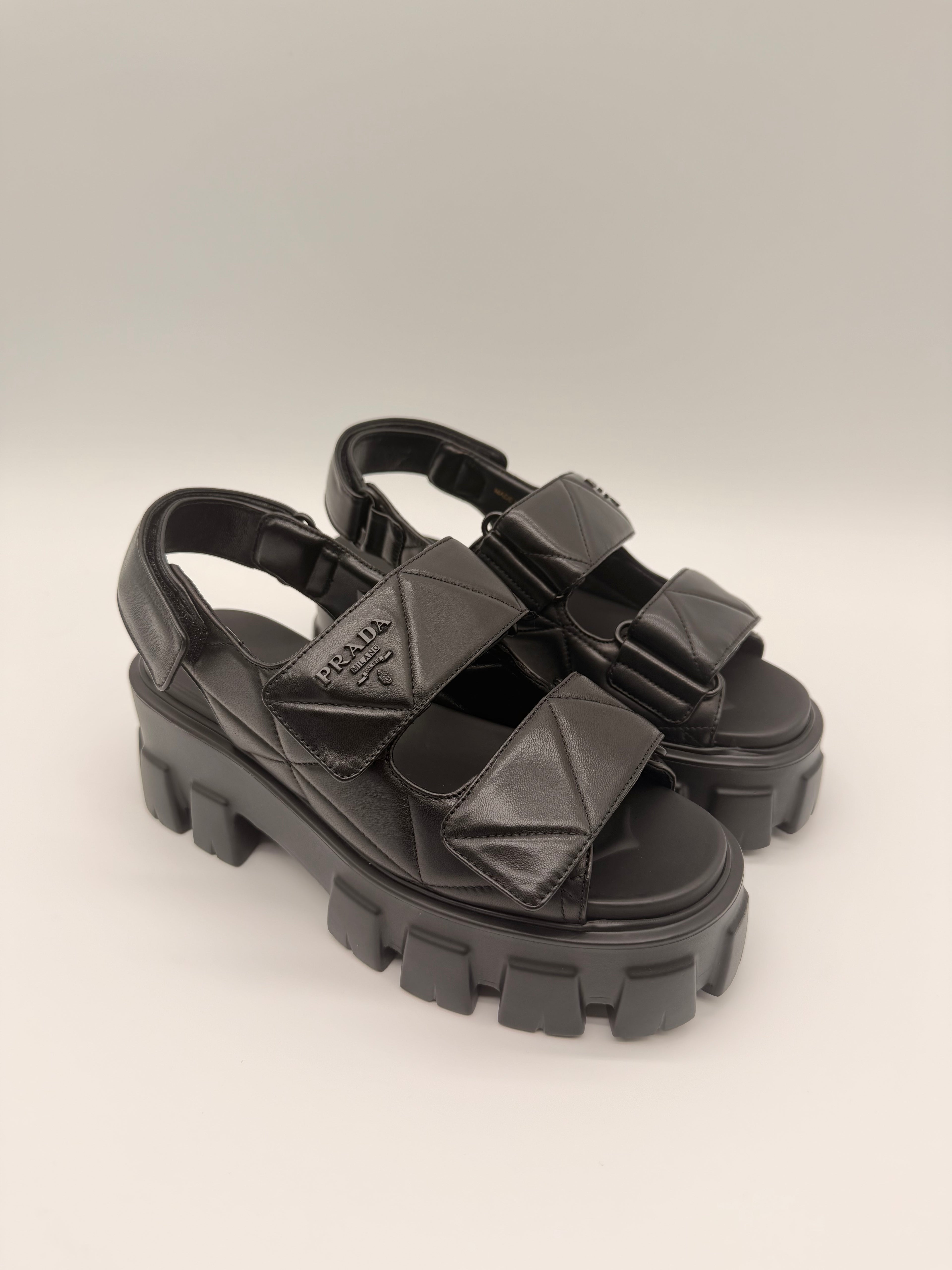 Prada Monolith Sandals