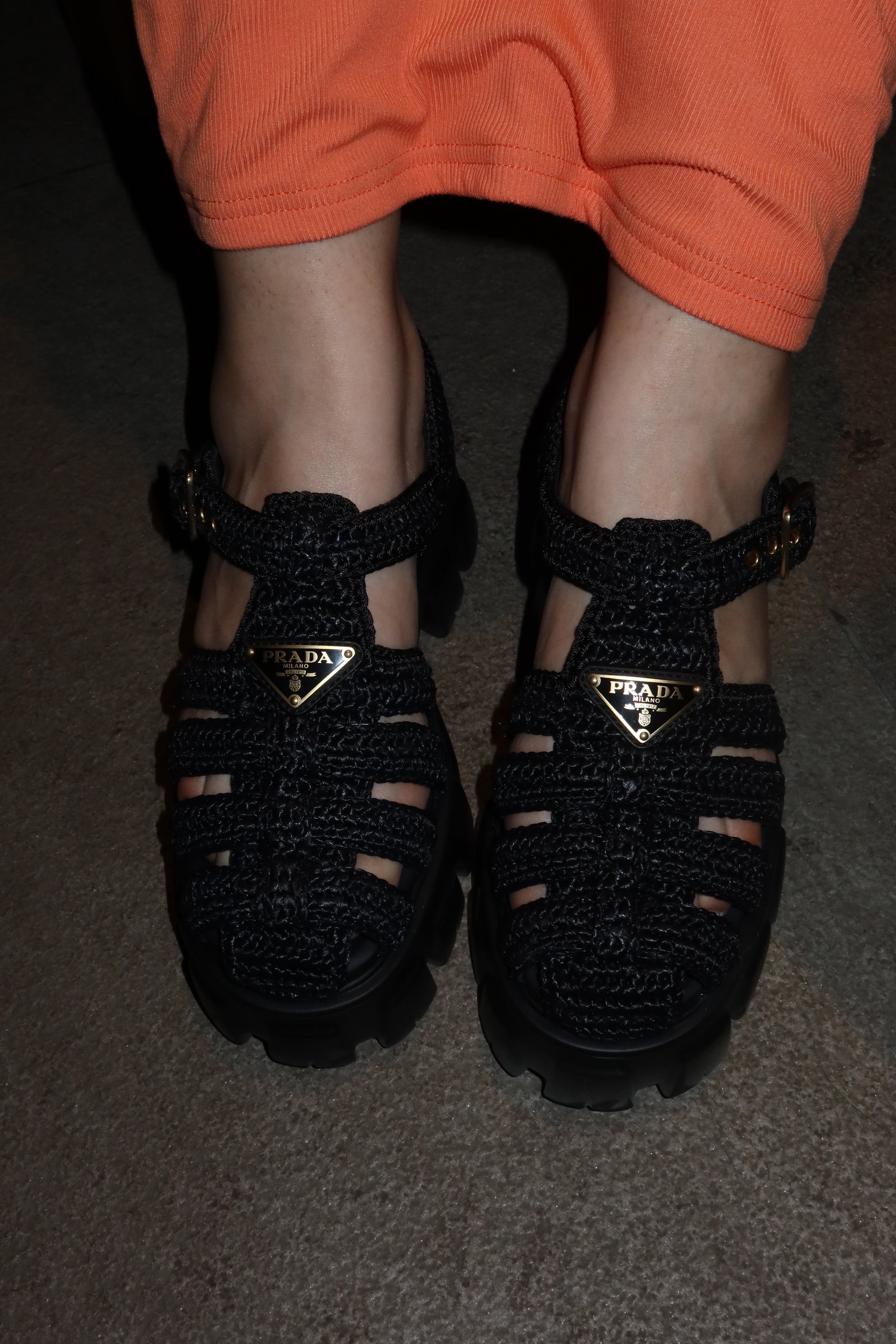 Prada - Rafia Sandal