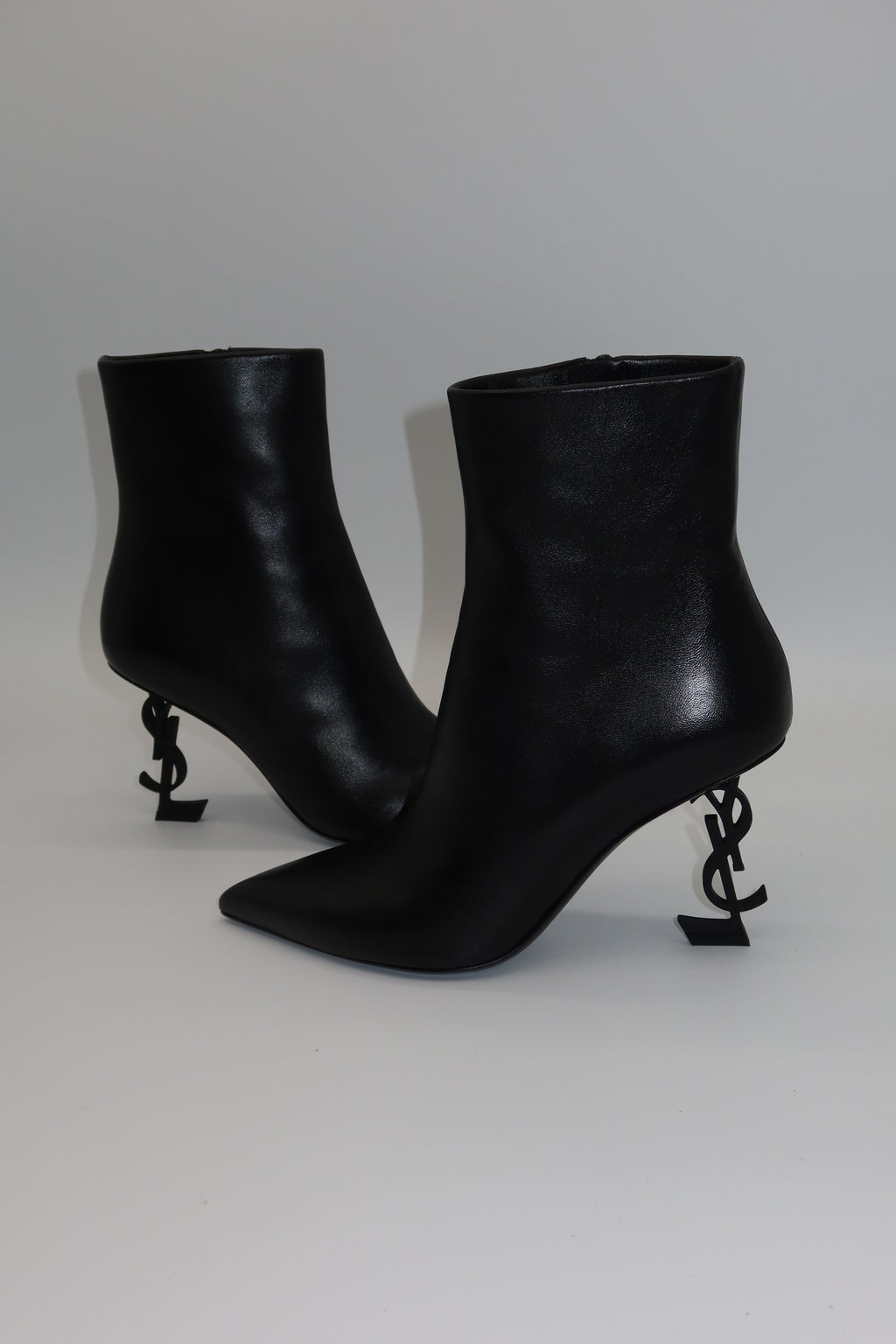 YSL - logo leather boots