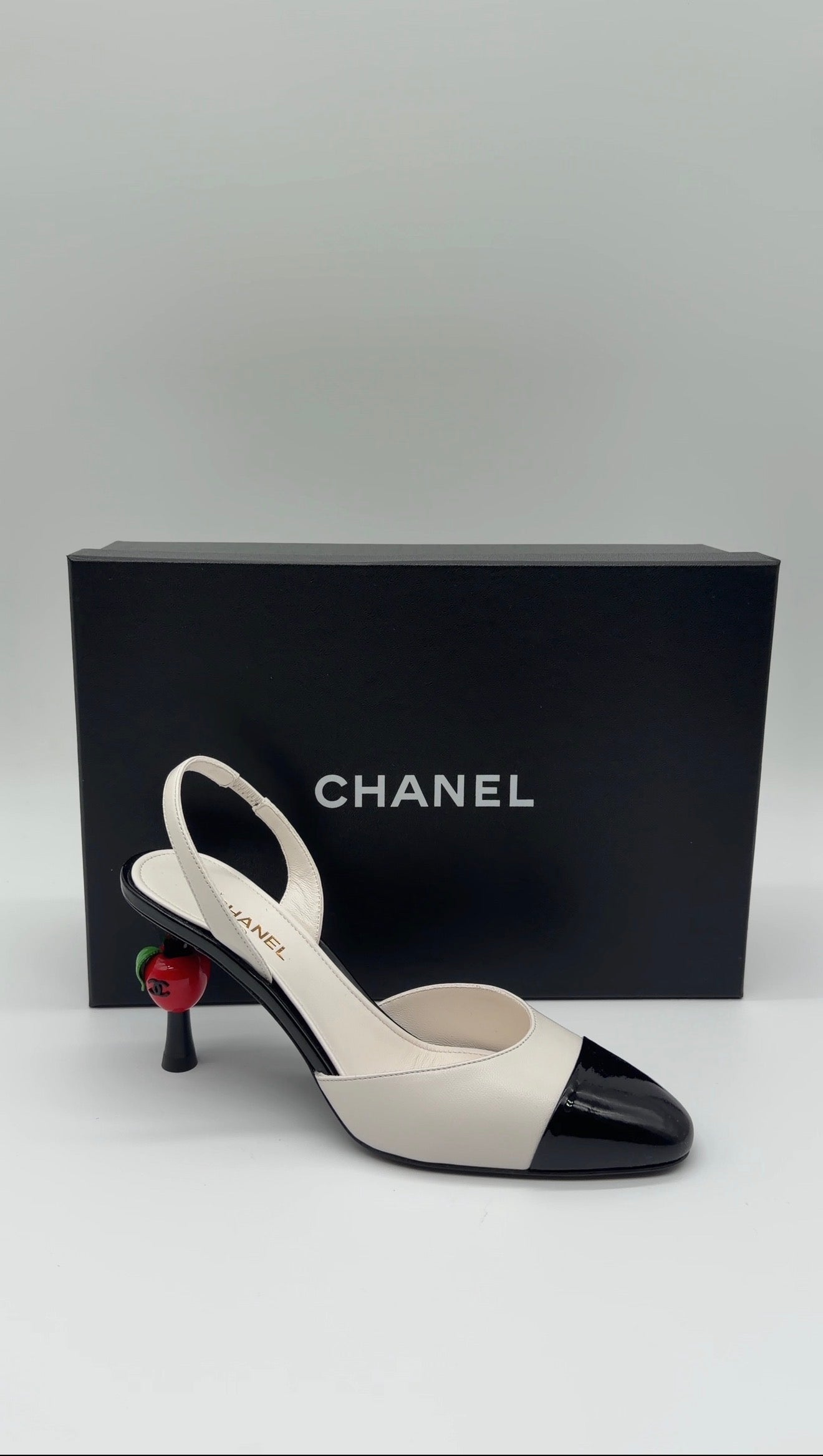 Chanel - Slingback Apple Heels