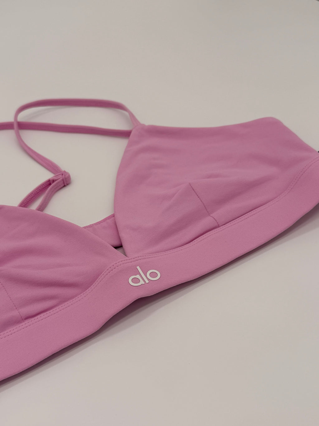 Alo Yoga - Candy Heart Pink Bra