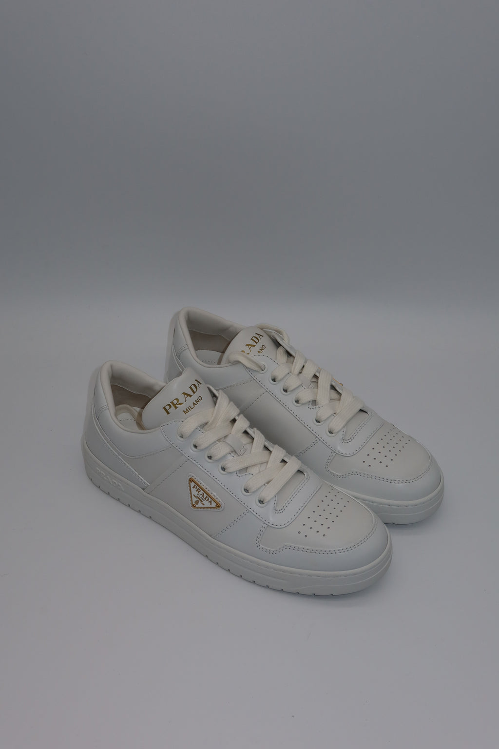 Prada - Downtown leather Sneakers