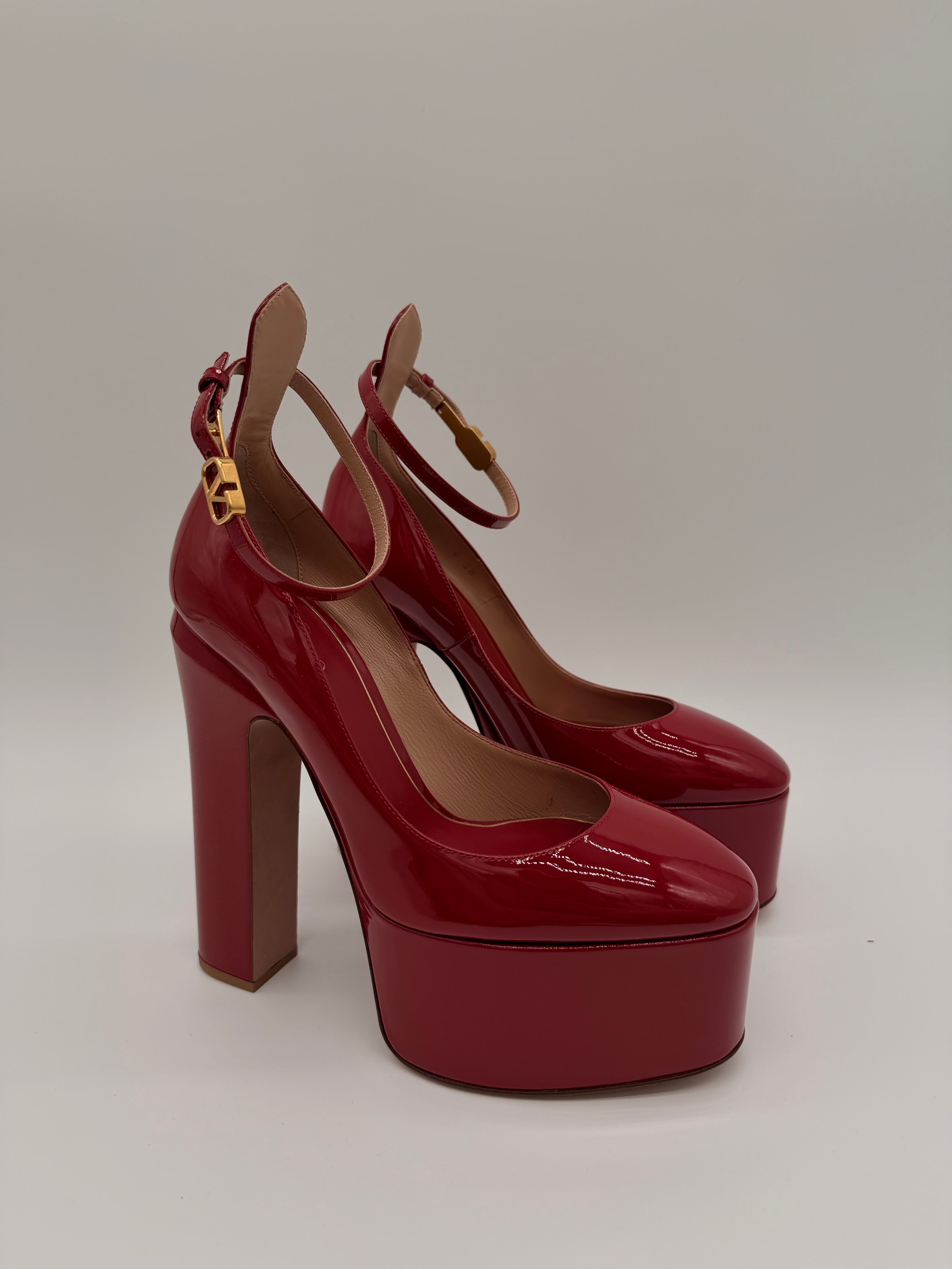 Valentino Tan-Go platform pumps