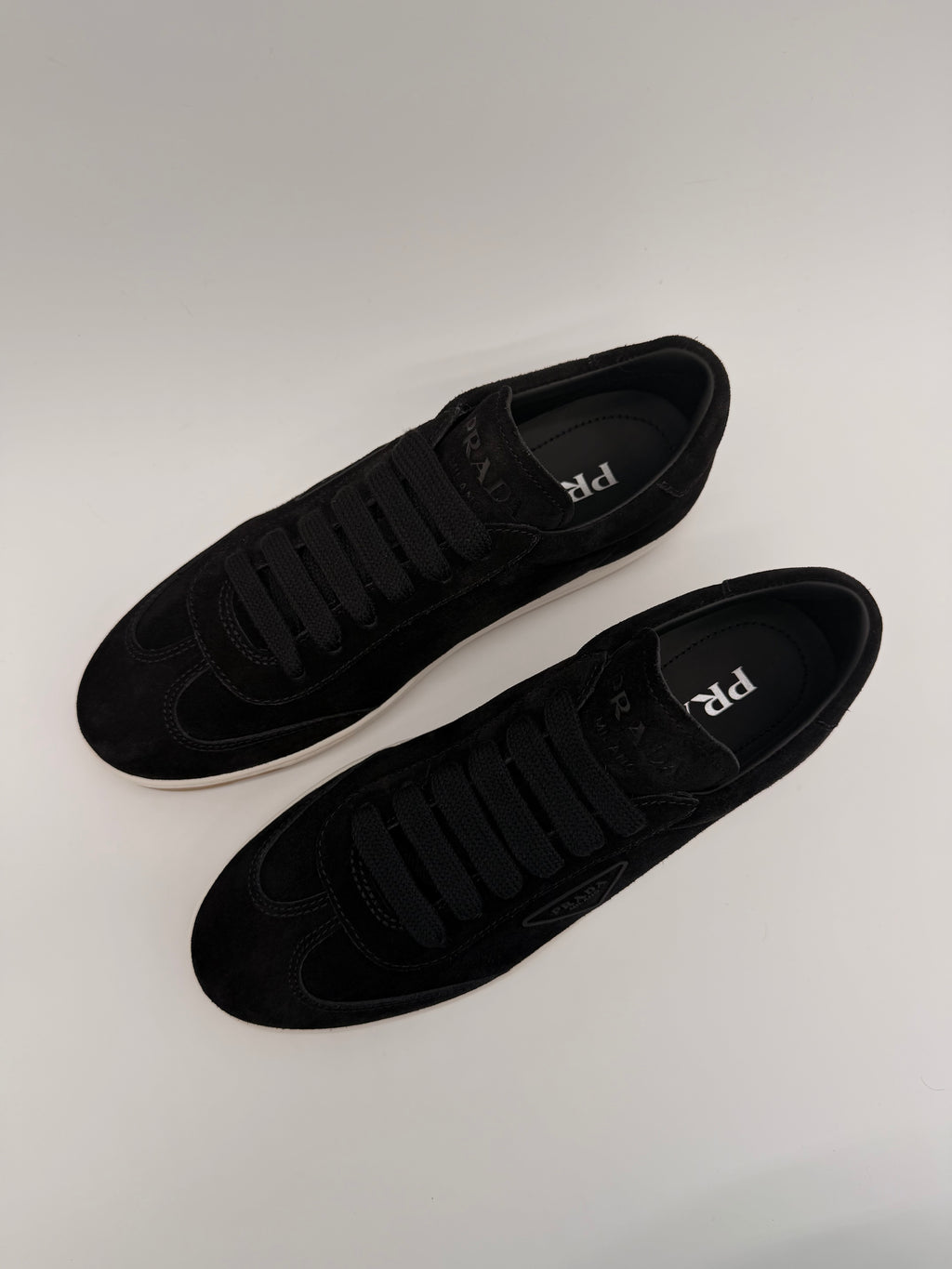 Prada Suede Sneakers - Nero