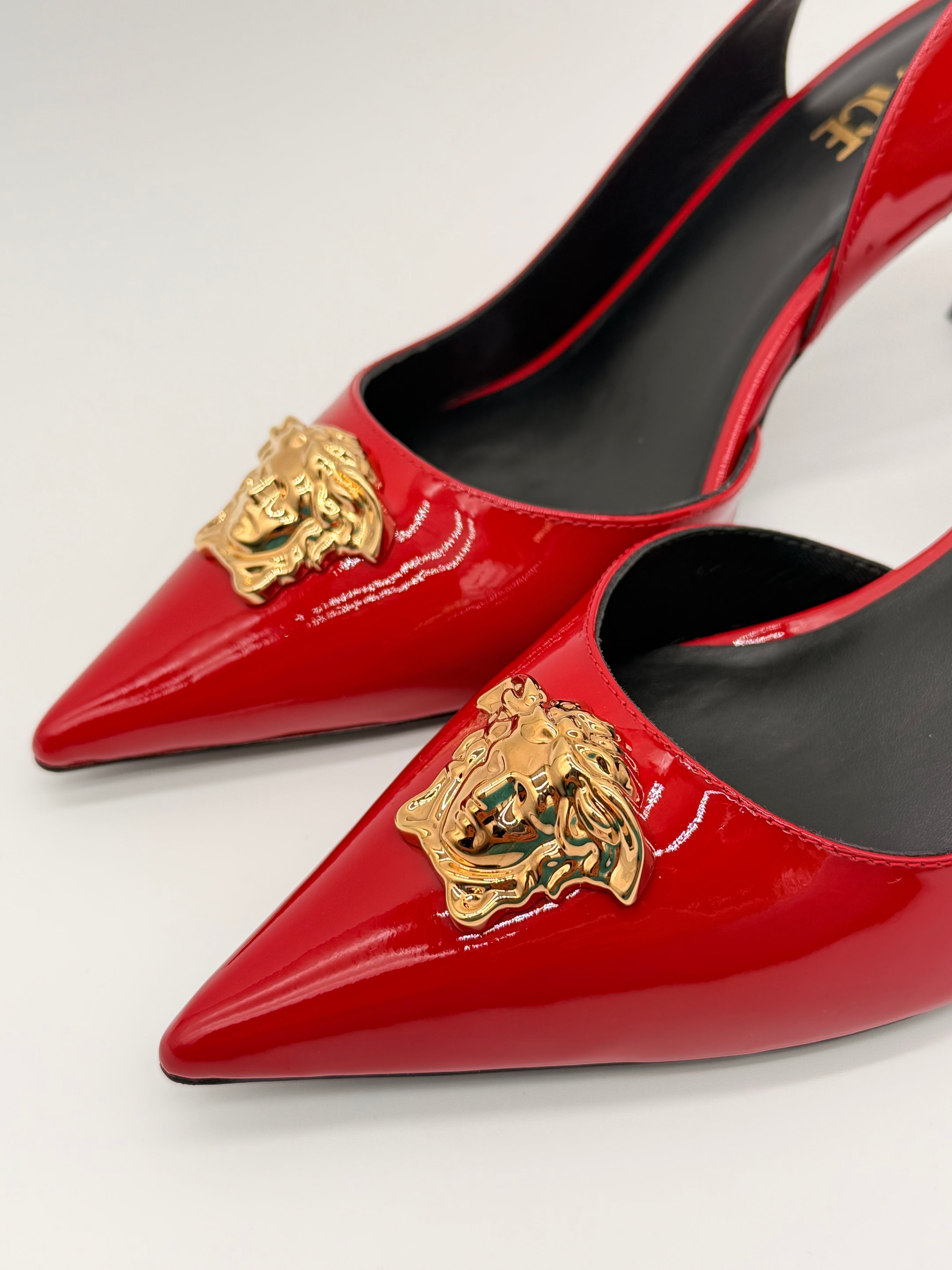 Versace Sling Back Heels