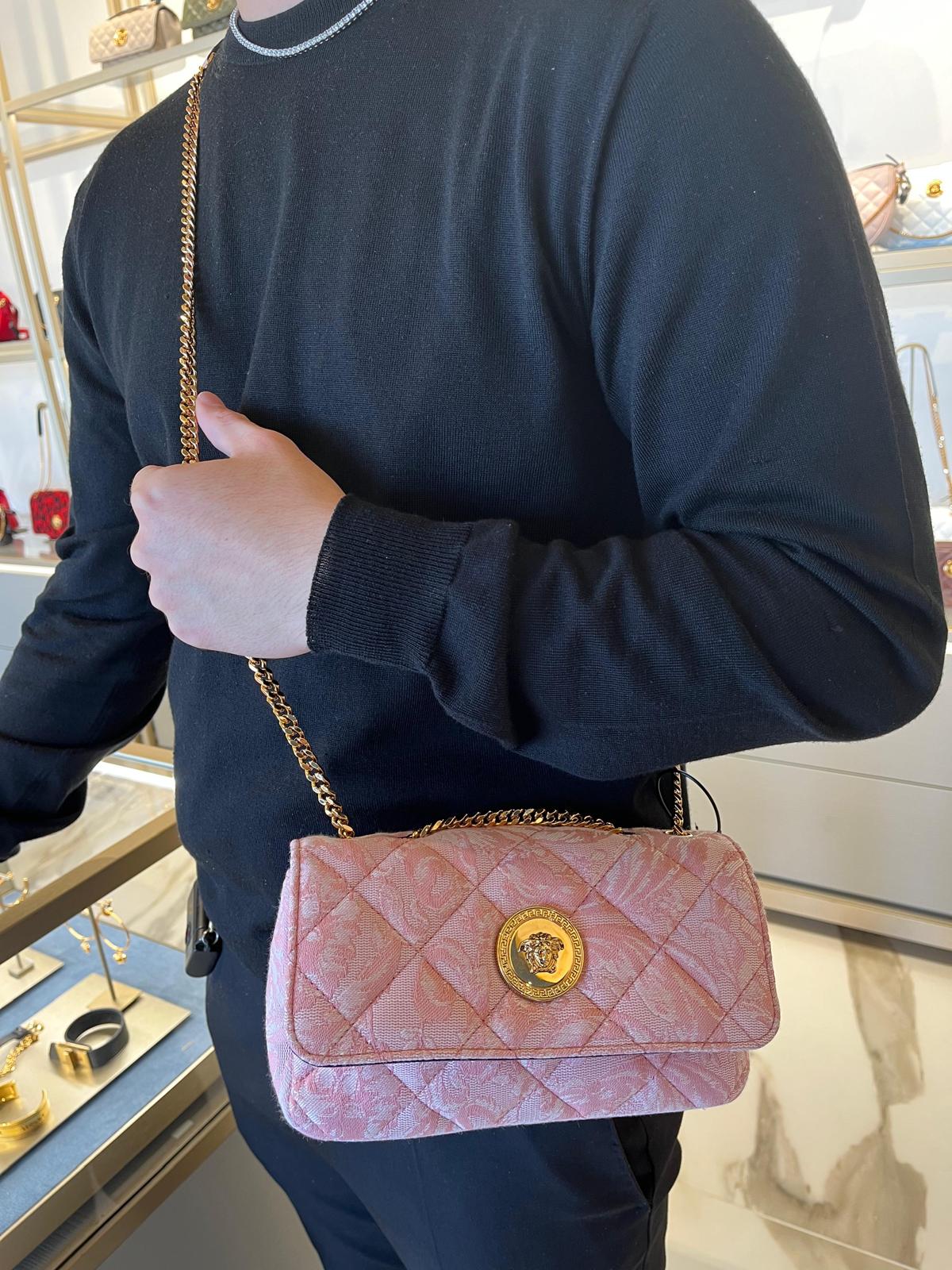 Bolsa Versace rosa