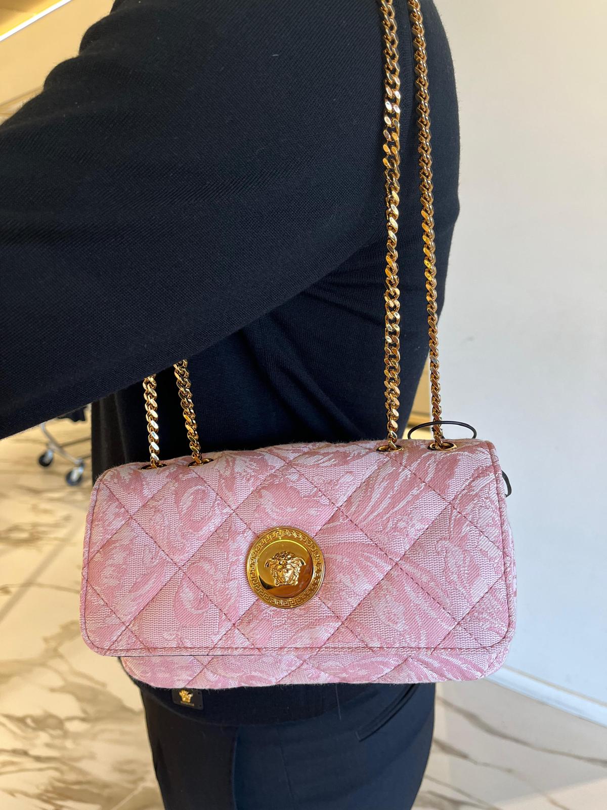 Bolsa Versace rosa